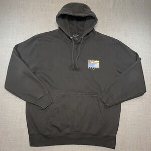 BILLABONG Hawaii Sunset Wave Pullover Hoodie Large Surf